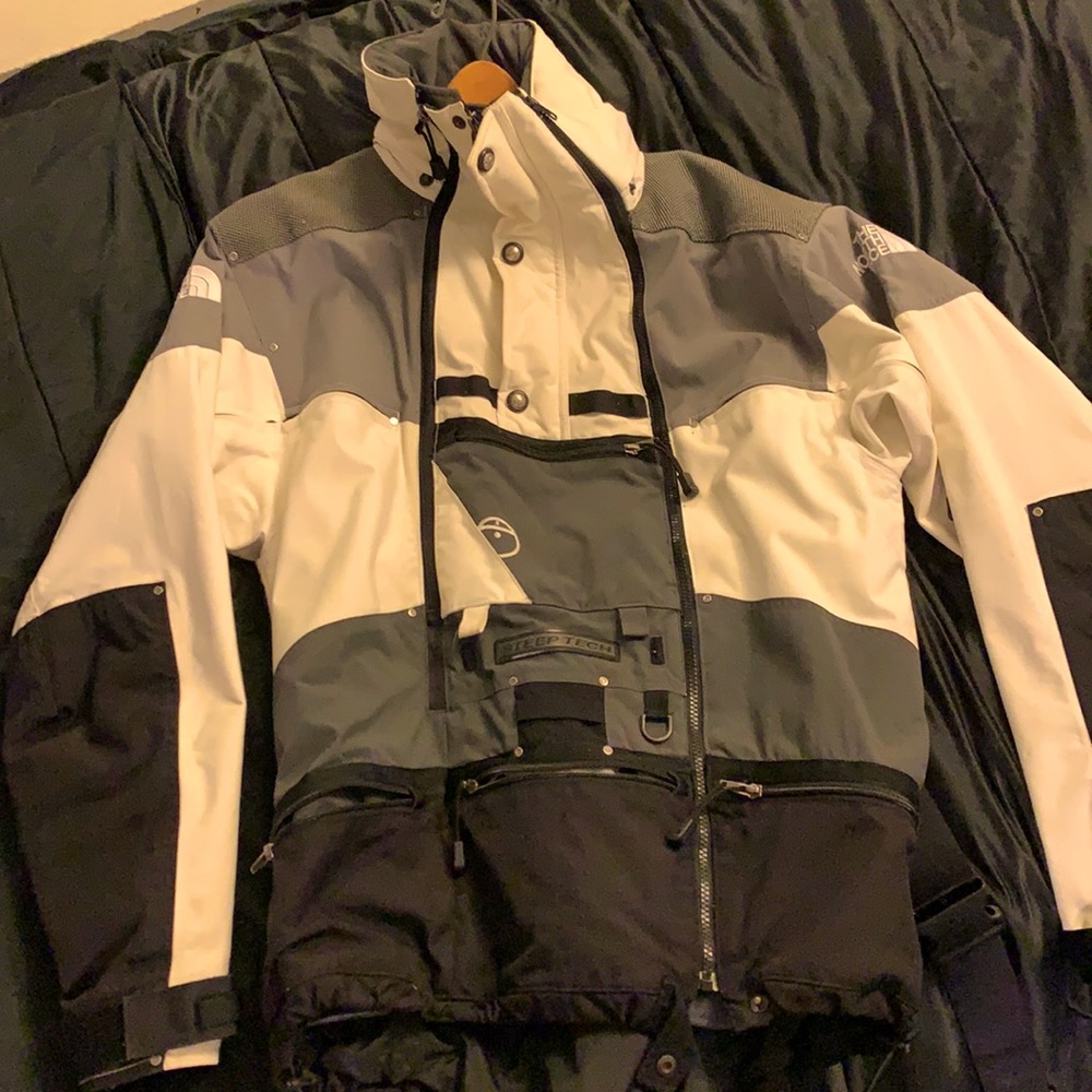 Old school White North face state tech, size large